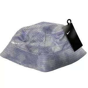 Nike Futura Tie Dye Bucket Hat White Gray DH1366 569 Unisex NWT (S/M) - Picture 1 of 4
