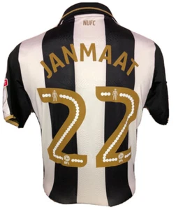 Player Worn Darryl Janmaat Newcastle United Puma 2016 Home Shirt - Picture 1 of 6