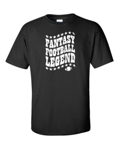 FANTASY FOOTBALL LEGEND Sports NFL Draft Gambling Men's Tee Shirt - Picture 1 of 2