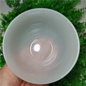 About 200g   Superb Hand-carved Natural White Jade Bowl - Picture 1 of 11
