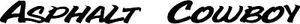 Asphalt Cowboy lifted truck decal 40" windshield window sticker 4x4 georgia car - Picture 1 of 2