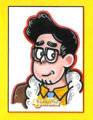 2019 Cryptozoic Steven Universe 1/1 Mr Maheswar Sketch Card by Artist Jason Heil - Image 1 of 3