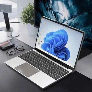 Laptop CPU: Intel Celeron J4105 quad-core, RAM 6 GB, 128 SSD, Windows 10, Webcam - Photo 1/6