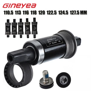 Soporte inferior para bicicleta de montaña GINEYEA 68*116/118/120/122,5/127,5 MM orificio cuadrado - Imagen 1 de 7
