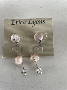 CUSTOM FASHION JEWELRY ERICA LYONS EARRINGS (W3) - Picture 1 of 1