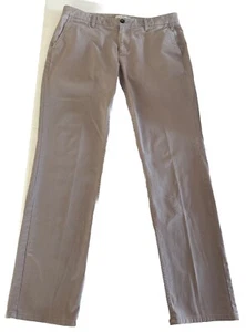 "Pantalones Hawker Rye delanteros planos talla 34 X32 Pkts calce ajustado tiro 10"" algodón/spx" - Imagen 1 de 9