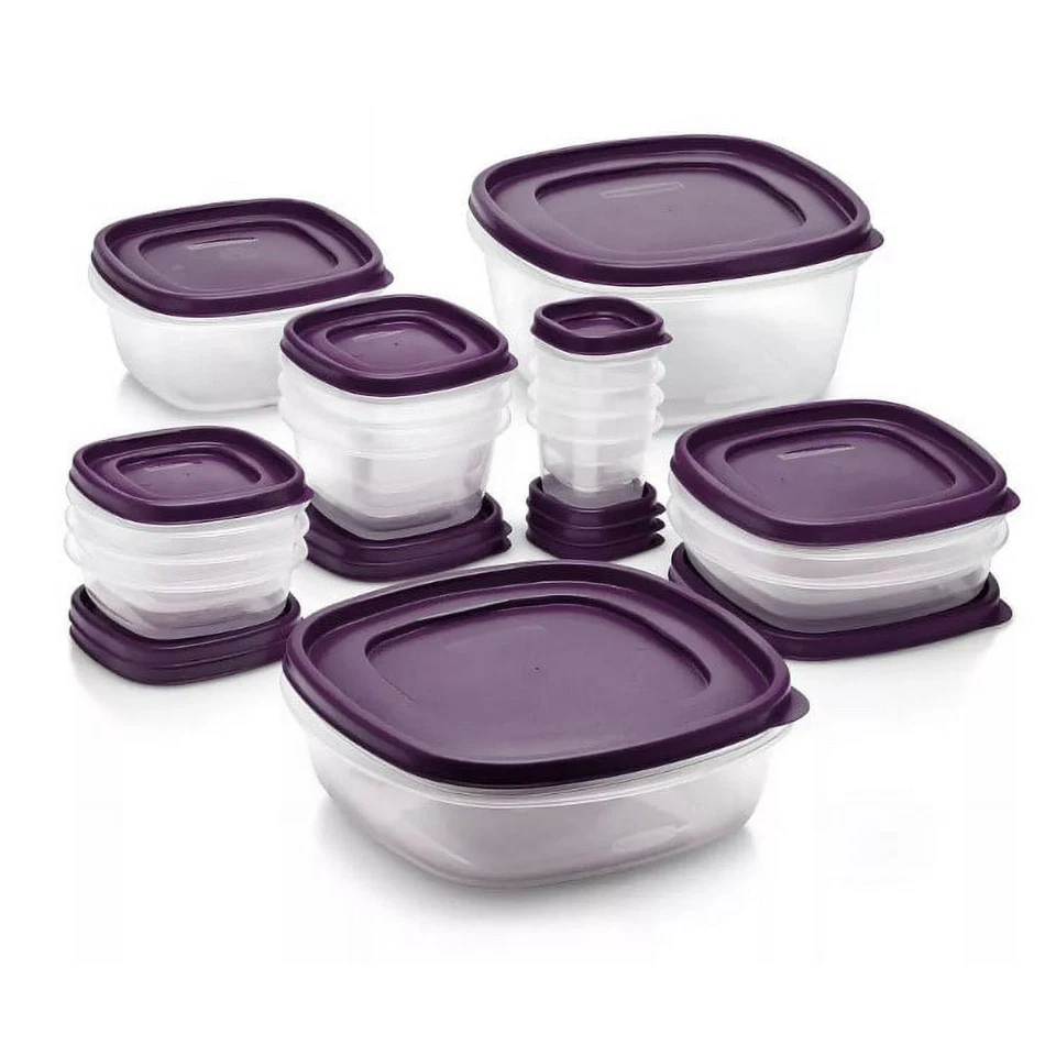 Rubbermaid 30pc Food Storage Containers Easy Find Lids Amethyst : FREE SHIPPING - Image 1 of 2