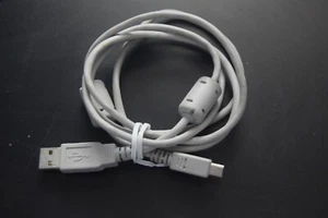 USB 2.0 A Male to Mini B Male USB Printer, scanner, etc cable, gray - 3ft - Picture 1 of 3