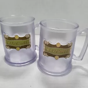 2 tazze di plastica Wizarding World of Harry Potter Butterbeer 16 oz universali Orlando - Foto 1 di 9