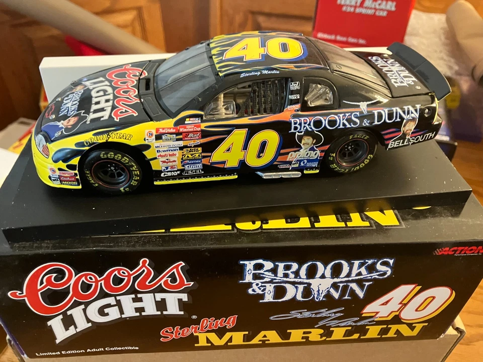 Sterling Marlin 1999 #40 1/24 Coors Light Brooks & Dunn Action Foto 1 de 1