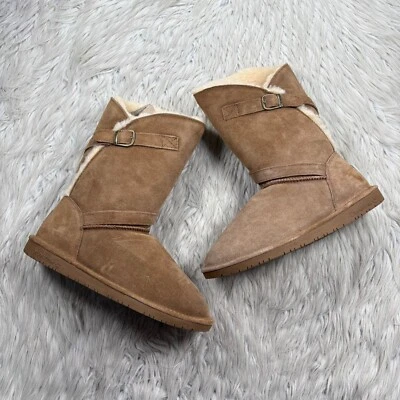 NWOB Bearpaw Women's 11 Hickory Tatum Lined Winter Boots Tan Brown - Image 1 of 4