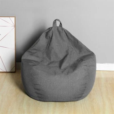 ohne Füllung großer Sitzsack Stuhl Sofabezug kuschelig Gamer Stuhl Lazy Lounger - Bild 1 von 4