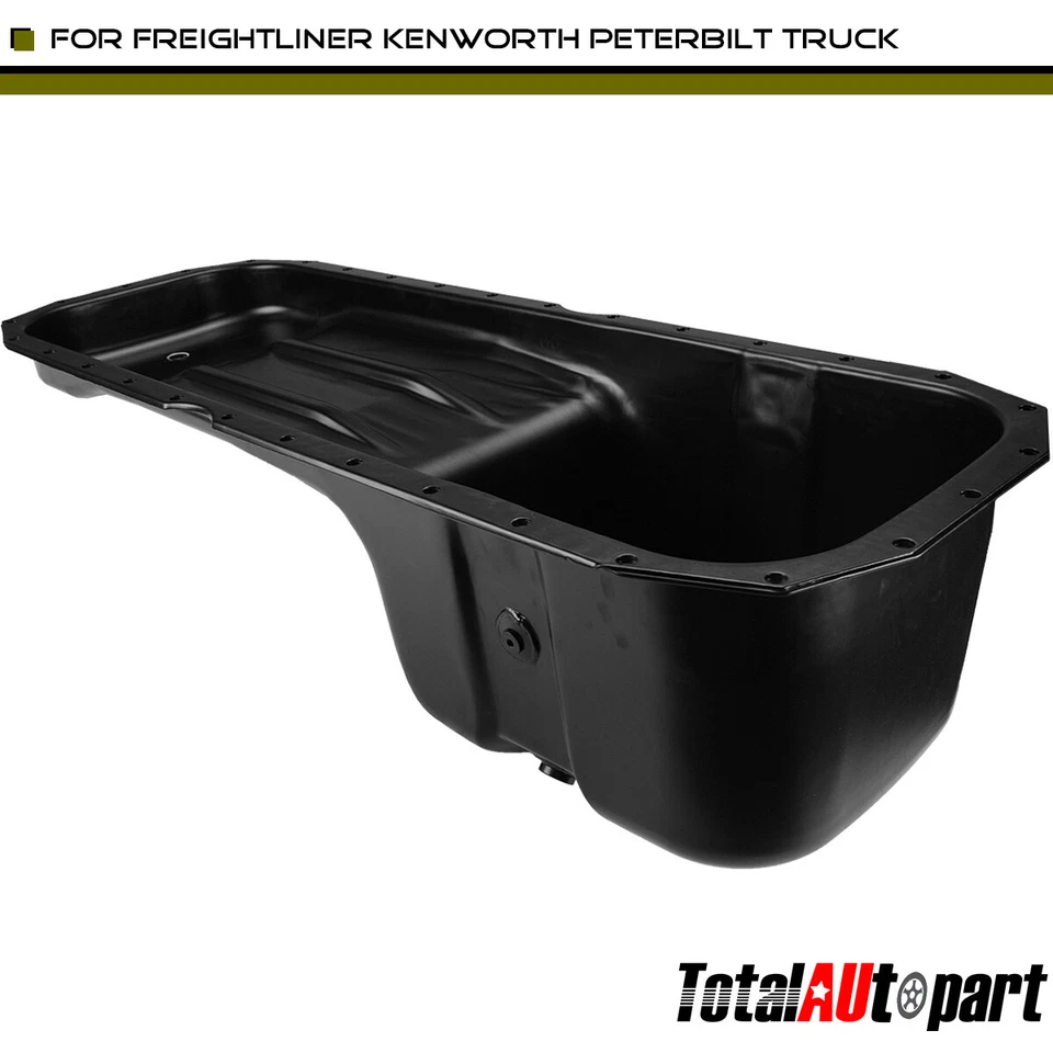 Cacerola de aceite de motor para Freightliner International Harvester Kenworth Peterbilt Mack Foto 1 de 4