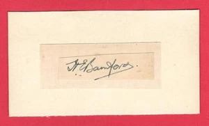 HARRY BAMFORD BRIGHTON & HOVE ALBION FC 1946 BRENTFORD VERY RARE ORIG AUTOGRAPH - Picture 1 of 1