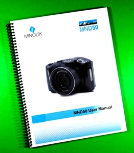 Owners Manual for Minolta MND50. 78 Pages With Clear Covers! - Picture 1 of 1