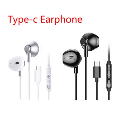 Langsdom HIFI Earbuds Earphone USB-C Plug Type-c Headset Volume Control Portable - Image 1 of 4