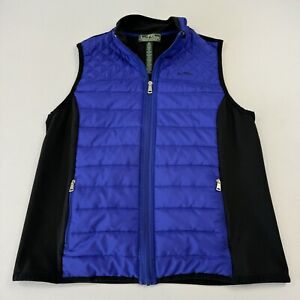 Lauren Active Ralph Lauren Women's Quilted Jacket Vest Dark Purple Blue XL