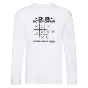Löse Probleme: Hotelfachfrau | Hotel Long Sleeve Weiß - Bild 1 von 7