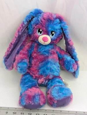 Build a Bear Spring Lilac Tie Dye Rabbit Plush Bunny 2017 Stuffed Animal Toy - Image 1 of 4