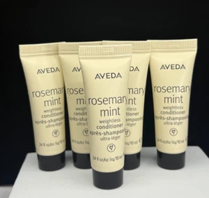 Aveda Rosemary Mint Weightless Conditioner 0.34 oz 10 ML LOT OF 5 NW-O BOX - Picture 1 of 5