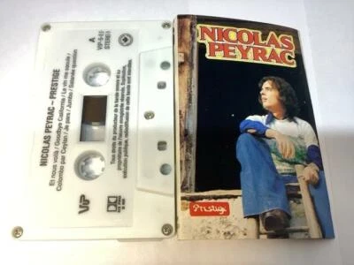 NICOLAS PEYRAC Audio Cassette Tape PRESTIGE 1983 Disques V.I.P. Canada VIP-5-89 - Image 1 of 4