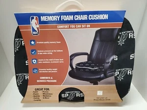 Cuscino per sedia in memory foam San Antonio Spurs 17,5" x 13,5" x 3" - Foto 1 di 11