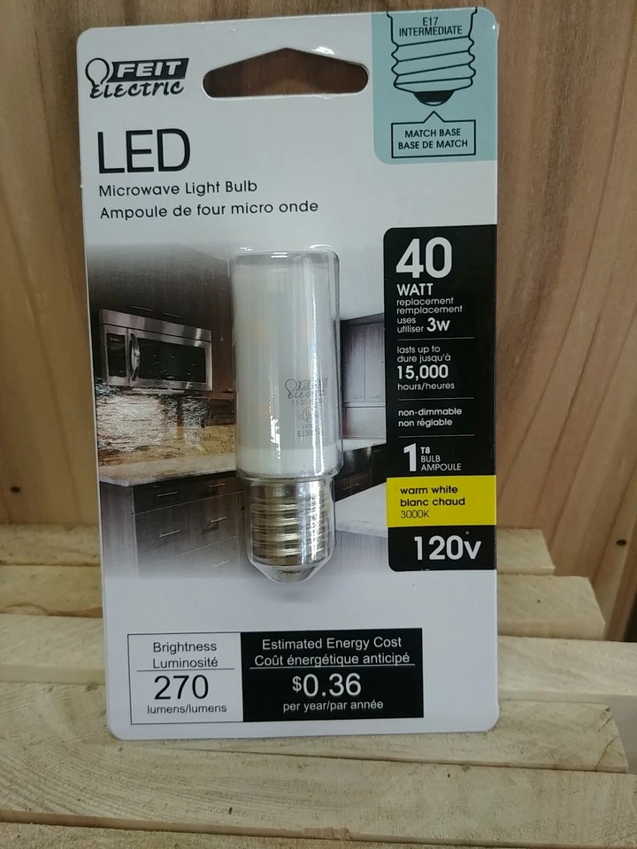  FEIT Electric 3.5 watts T8 LED Bulb 270 lumens Warm White Appliance - Image 1 of 1