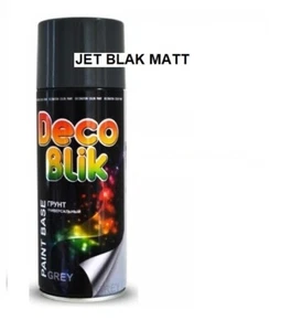 400 ml Allzweck Sprühfarbe Aerosol DÜSE SCHWARZ MATT Holz Metall Kunststoff für DIY - Bild 1 von 1