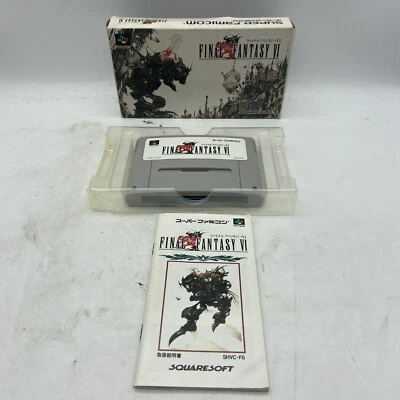 Final Fantasy VI Super Famicom, 1994 Japan CIB W/ Box & Manual Tested US Seller - Image 1 of 4