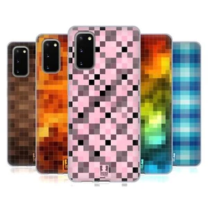 HEAD CASE DESIGNS PIXEL MUSTER SOFT GEL HANDYHÜLLE FÜR SAMSUNG HANDYS 1 - Picture 1 of 13