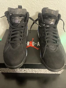 Size 7 - Jordan MVP Black University Blue - Picture 1 of 5