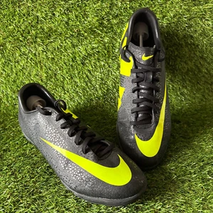 Nike Mercurial Victory CR7 Black Green Men's UK9.5 Indoor Football Soccer Shoes - Picture 1 of 15