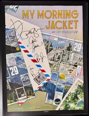 My Morning Jacket 2017 Broomfield CO Poster 12/29 – Signed by Entire Band #'d - Image 1 of 2