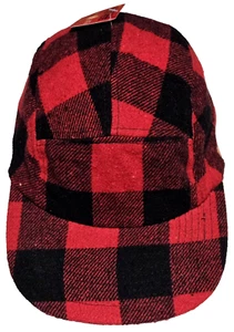 NICKELODEON Hat Adventures of PETE & PETE Hunter Buffalo Red Black Plaid Cap NWT - Picture 1 of 12
