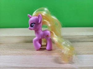 My Little Pony G4 Cherry Pie Pink Unicorn Yellow Hair Rare HTF 2010 Hasbro 3" - Picture 1 of 6