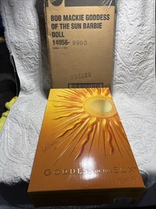 Muñeca Barbie Bob Mackie 1995 Mattel Goddess of the Sun #14056 en caja original con impresión y caja - Imagen 1 de 8
