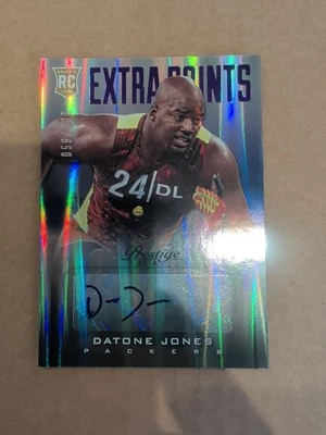 2013 Prestige Extra Points Purple Signatures /100 Datone Jones Auto RC Packers ! - Image 1 of 2