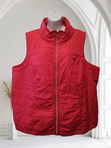Chaleco acolchado de colección Catherine's talla 3XWP cremallera completa, rosado. NS-16 - Imagen 1 de 9