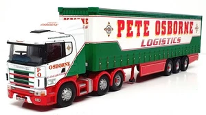 Corgi 1/50 Scale CC12209 - Scania Curtainside Truck (Pete Osborne Logistics Ltd) - Bild 1 von 6