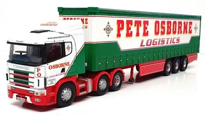 Corgi 1/50 Scale CC12209 - Scania Curtainside Truck (Pete Osborne Logistics Ltd) - Bild 1 von 4