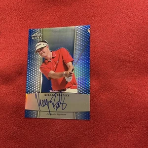 2012 Leaf Metal BLUE PRIZMATIC AUTO Keegan Bradley #7/10 - Picture 1 of 3
