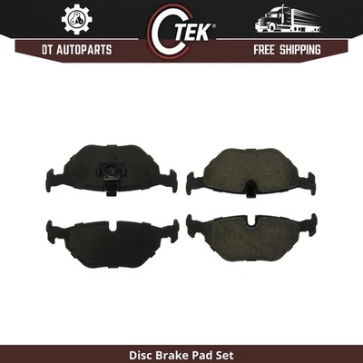 Para BMW 528i 1996-2000 | Pastillas de freno de disco traseras centradas | Cerámica Foto 1 de 4