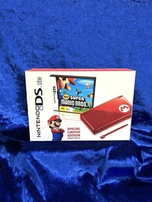 Mario Red DS Lite Special Limited Edition CIB Complete VGC - image 1 of 4