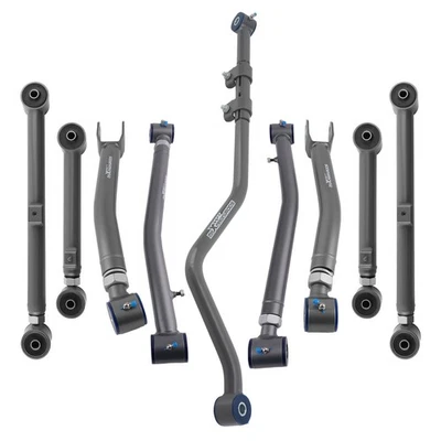 Braços de controle ajustáveis dianteiros traseiros 9 peças para Jeep Gladiator JT 2020-2024 Track Bar - Imagem 1 de 4