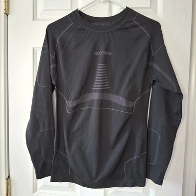 Camisa de Ciclismo Nooyme Negra Ciclismo Compresión Bambú Mezcla 2XL XXL Equipo de Bicicleta  Foto 1 de 4