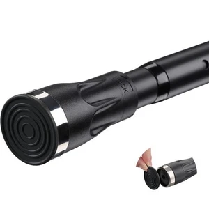 Tension Curtain Rod, 42 to 115 inch Adjustable Heavy Duty black shower curtai... - Picture 1 of 6