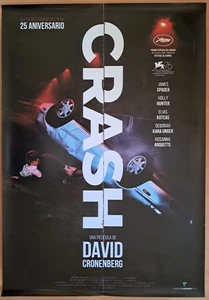 Crash ORIGINAL Spanish '21 POSTER David Cronenberg J.G. Ballard cool unique art - Picture 1 of 1