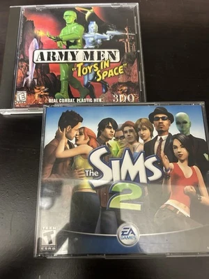 Retro PC Games - The Sims 2 + Army Men Toys In Space - Image 1 of 4