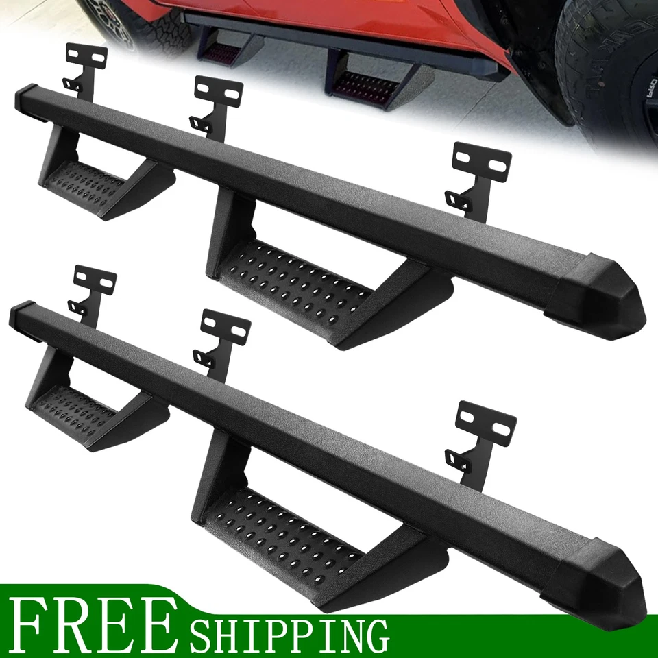 Drop Step For 09-18 Ram 1500/10-26 Ram 2500 3500 Crew Cab Running Boards Rail Foto 1 de 4