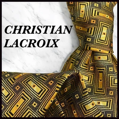 Christian Lacroix Tie Necktie SUITS Mes ALL SILK Designer Multicolor Luxury ck24 - Image 1 of 4